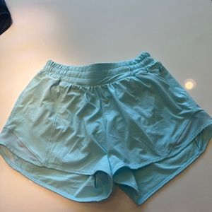 Lululemon Hotty Hot shorts, aqua